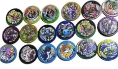 妖怪ウォッチ 妖怪メダル まとめ売り 18枚セット　妖怪学園Y