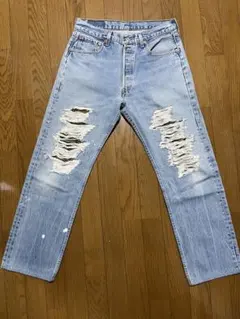 ま*ん様 Levi's 501xx 90s リーバイス　ダメージ　USA製