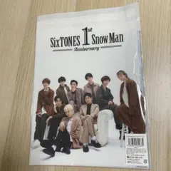 Snow ManSixTONES1stAnniversaryダブルクリアファイル
