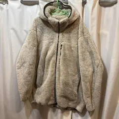 名作 ユニクロ 防風アウター ファーリーフリースフルジップパーカ 3XL