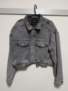 短丈デニムジャケット ショート丈