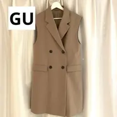 GU ジーユー　オーバーサイズダブルブレストベスト　S
