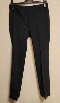 洋服の青山 LES MUES Femme ストライプ スラックス SS