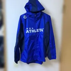 アスレタ　ウインドブレーカー　ナイロンパーカー　ネイビー/ブルー　XL