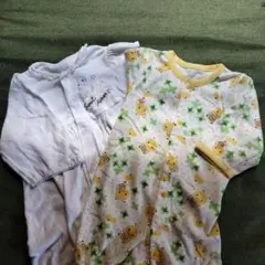 ベビー服 長袖ロンパース 50〜70 2枚