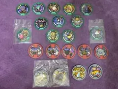 妖怪ウォッチ　妖怪メダル２１枚　大量セット　ともだちガッポリファイル付