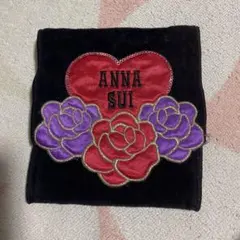 ANNA SUI バラ刺繍ポーチ