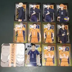 ハイキュー!! メタリックカードコレクション クリアカード コースター