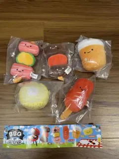 【新品未開封】にっこりーノ BBQのぬいぐるみ コンプリート