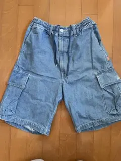 ノ*リ様 Keboz デニムカーゴショートパンツのサムネイル