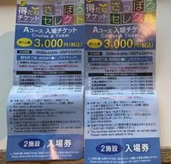 【残1箇所】さっぽろセレクト Aコース入場チケット ２枚のサムネイル