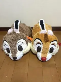 チップとデール 寝そべりBIGぬいぐるみセット