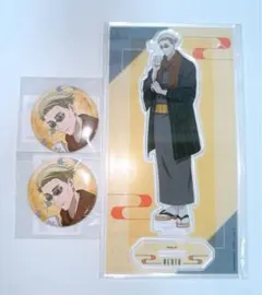 呪術廻戦 まるくじ 和装すたいる 七海建人 アクリルスタンド 缶バッジ