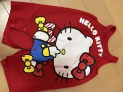 HELLO KITTY 赤色ロンパース 70