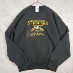 ヘ*ー様 JERZEES NFL Pittsburgh Steelersスウェッのサムネイル