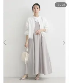 【新品】earth music&ecologyチュールレイヤードシャツ　ホワイト