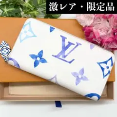 超極美品✨ルイヴィトン モノグラム ジャイアント ジッピーウォレット ブルー