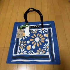 MARNI MARKET トートバッグ ブラック ハート柄 - メルカリ