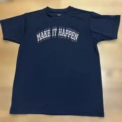 TIGORA ネイビー Tシャツ Sサイズ MAKE IT HAPPEN