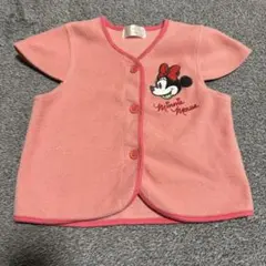ミニーマウス フリース ベスト スリーパー ピンク 90センチ 90 女の子