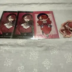 にじさんじ　レインパターソン　トレーディングカード 3枚＋ステッカーセット