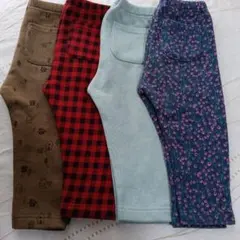UNIQLO ベビー レギンス 80cm 4点セット裏起毛