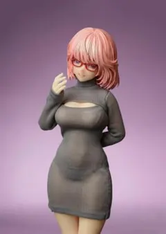 1/12スケールドール服　ワンピース グレー　メガミデバイス蝸之殻アイリン