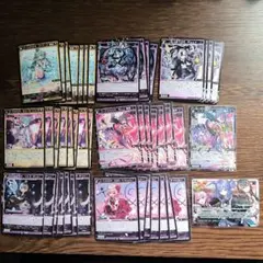 DM 夜見レナ にじさんじ 未使用 フルホイル 4コン セット 40枚メルカリ便 翌日発送 デュエマ 夜見れな 4コンセット コンプリート デッキ
