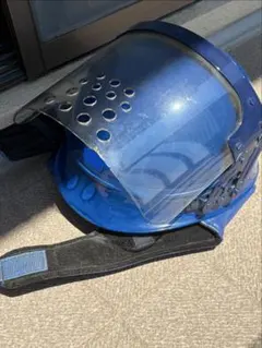 S*V様 警備 機動隊 ヘルメット バイザー 防石面 SB 8 - メルカリ