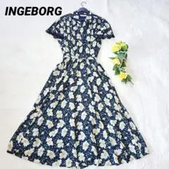 INGEBORG 赤いスィートピーのワンピース ♪ - メルカリ