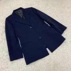 UNTITLED アンタイトル　テーラードジャケット　綺麗め　ネイビー　9号