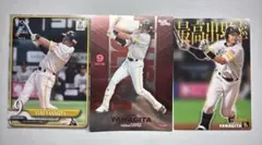 プロ野球カード　柳田悠岐選手　3枚セット