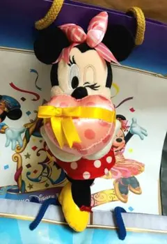 お顔厳選　ミニーマウス　ぬいぐるみバッジ『ハッピーバースデー2023』誕プレ