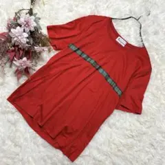 Roberta di Camerino トロンプルイユ ベルト柄 Tシャツ LLのサムネイル