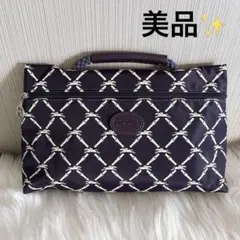 美品✨LONGCHAMP ロンシャン ハンドバッグ パープルのサムネイル