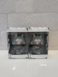 SKULLPANDA × XG POPMART スカルパンダ 2個セット