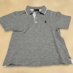コムサ 120A ポロシャツ 半袖 グレー 美品 夏 男の子 キッズ 子供服