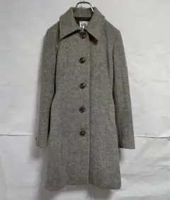 MICHEL KLEIN ミッシェルクラン　ウールコート　アウター　グレー　40