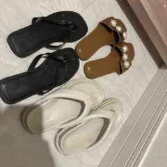 ZARA サンダル 3点set