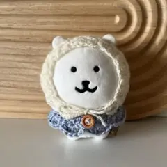 バブーシュカ　ケープ付き　 ナガノのくま　ナガノマーケット　ぬい服
