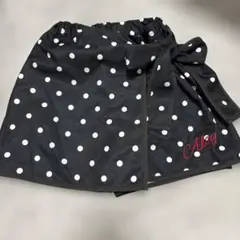 ALGY ドットスカート風ショートパンツ　130センチ　リボン