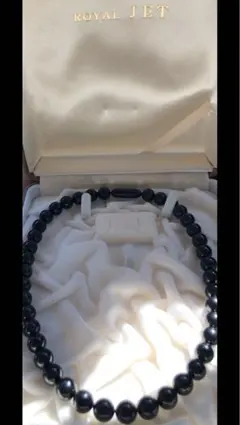 ROYAL JET ブラックビーズネックレス