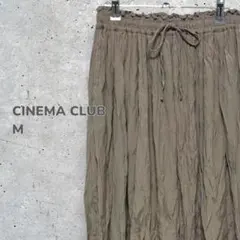 p082●イージーロングスカート シワ加工 ドロスト レーヨン混 ハニーズ Ｍ