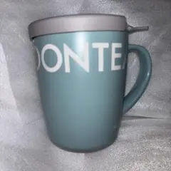 新品未使用　アフタヌーンティー　ステンレスマグカップ　 茶漉し付き