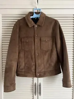 ZARA ブラウン スエードジャケット M