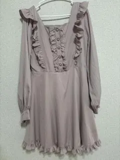 アプレジュール×LARME フリルワンピース XL 大きいサイズのサムネイル