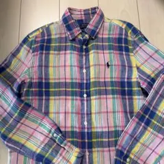 ポロ　ラルフローレン　リネンシャツ