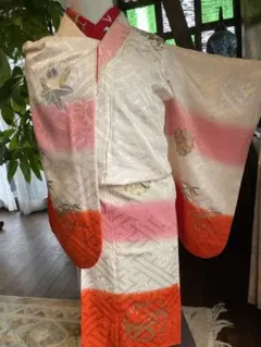 子供用 着物 正絹　古典柄　七五三