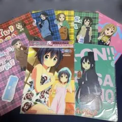 京都アニメーションクリアファイルまとめ売り計8枚　けいおん，中ニ病でも恋がしたい