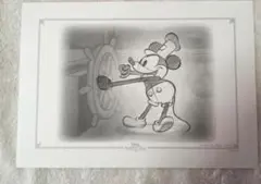 東京ディズニーランド ドローイングクラス ミッキー 蒸気船 イラスト 新品